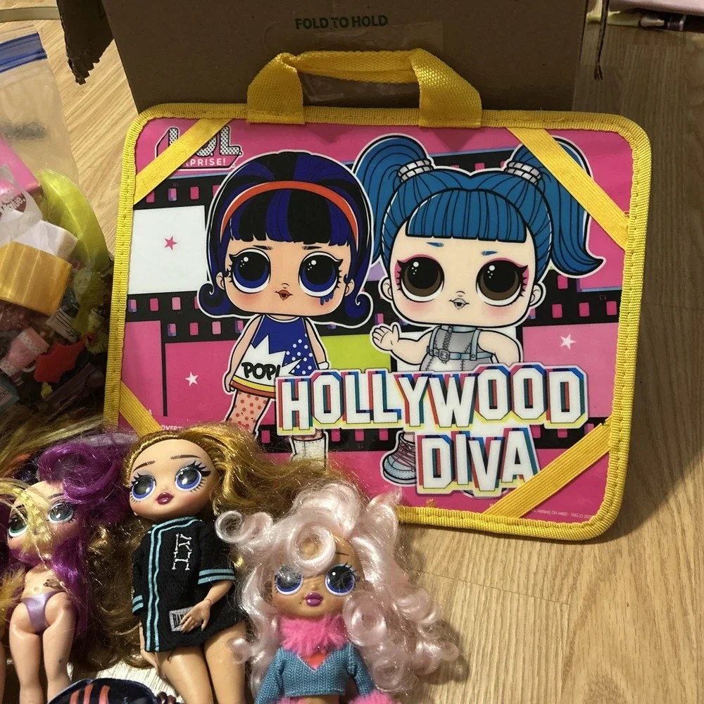 LOL Surprise Doll Lot w/ Accessories, Car & Lap Board – 10 Dolls